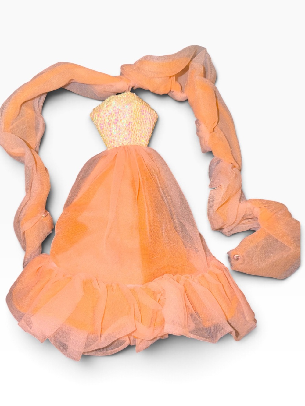 Vintage 1984 Peaches n' Cream Barbie Outfit